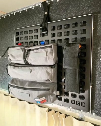 Four Wheel Camper support panel Molle system